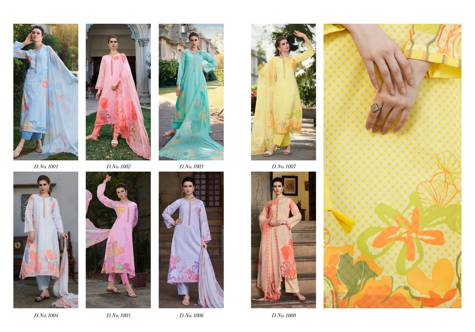 Prm Trendz Summer Cover Story Pure Lawn Cotton Wholesale Fancy Salwar Suit Catalog — Wholesale Salwar Suits, MPA wholesale from Surat — view 9